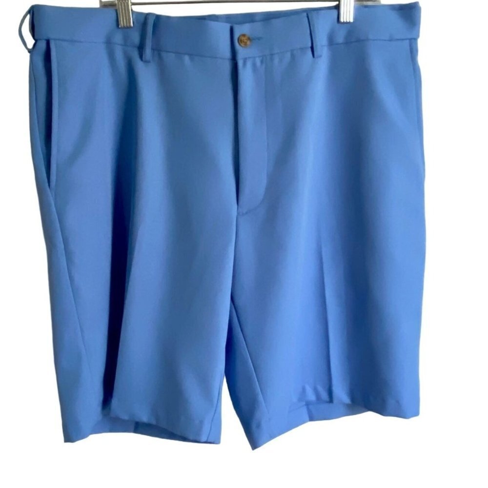 Pro Tour Cool Play Blue Polyester Golf Shorts Mens 38